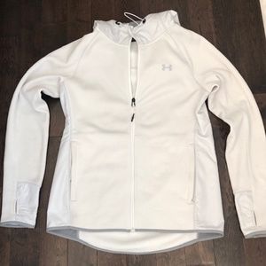 Women’s Under Armour White Soft Shell Jacket - Medium